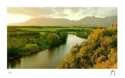 Sunrise over Breede river, Swellendam, Western cape, South africa | Fine art photographic pirnt by Chad Henning