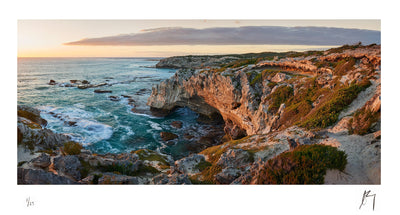 Arniston / Waenhuiskrans, western cape, south africa, caves and cliffs at sunrise |Fine art photographic print by Chad Henning