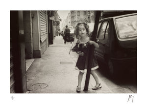 Girl in beautiful dress, Paris France | Fine art Photographic print by Chad Henning