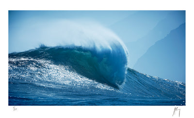 Big Wave breaking, Sunset Reef, Kommetjie, Western Cape, South Africa | Fine Art Photographic print by Chad Henning